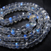 16 inches Truly Amazing AAAAA - High Quality Rainbow Moonstone Micro Faceted Rondell Beads Huge size 6 - 3 mm Full Flashy and Nice clear